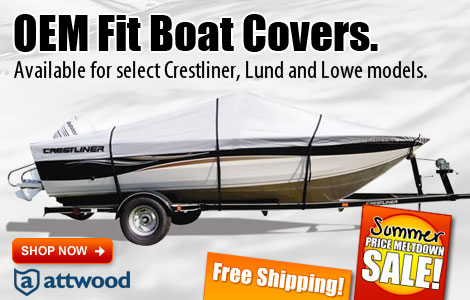 Available for select Crestliner, Lund and Lowe models.