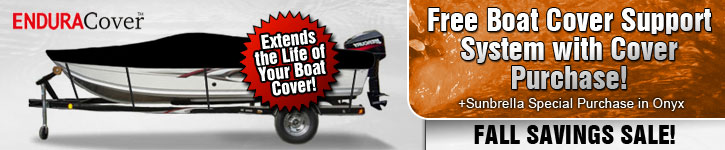 Free Boat Cover Support System w/ Cover Purchase!