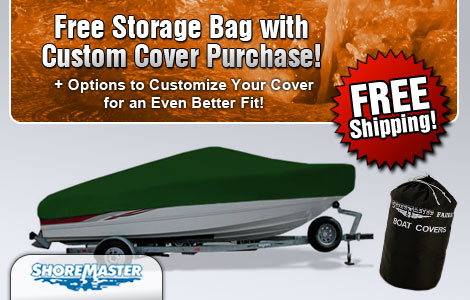 Free Storage Bag w/Custom Cover Purchase!