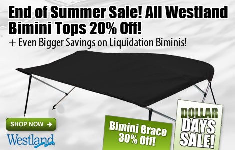 Save 20% Off All Westand Bimini Tops!