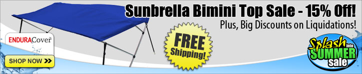 Save 15% Off Sunbrella Bimini Tops!
